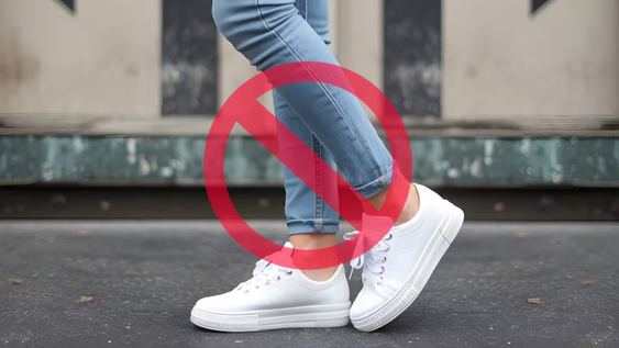no van mas las zapatillas blancas lisas: el calzado retro que es tendencia en otono y combina con todo