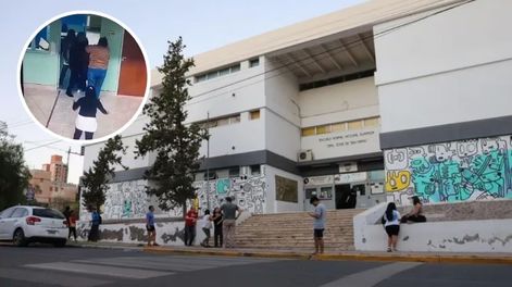 Salieron a la luz imágenes del ataque de una madre a una docente en Neuquén.&nbsp;