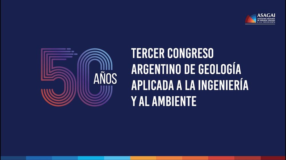 Tercer Congreso Argentino de Geología Aplicada a la Ingeniería y el Ambiente.