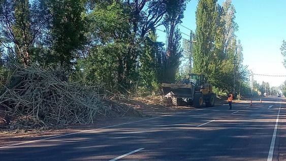La ciclovía en marcha va a recorrer zonas del carril Chimbas, de la variante de Palmira, de la ruta 50, de la calle Cereseto y del carril Costa Canal. Foto: Gentileza Mun. San Martín