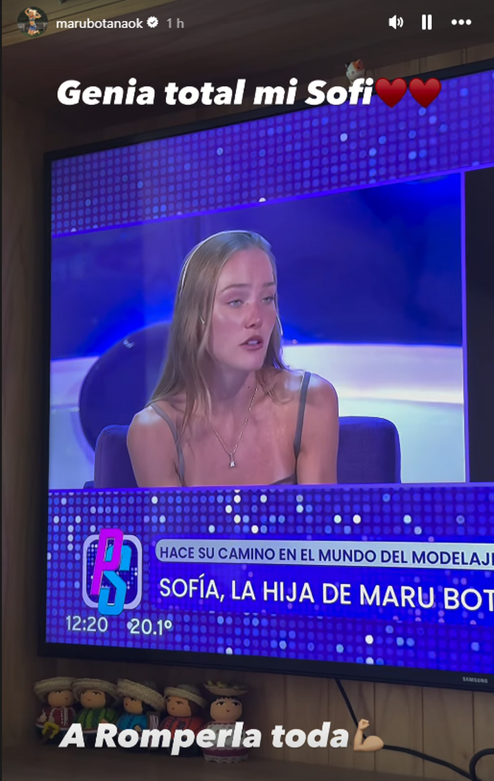 Maru Botana apoyó a su hija con su sueño de ir a España
