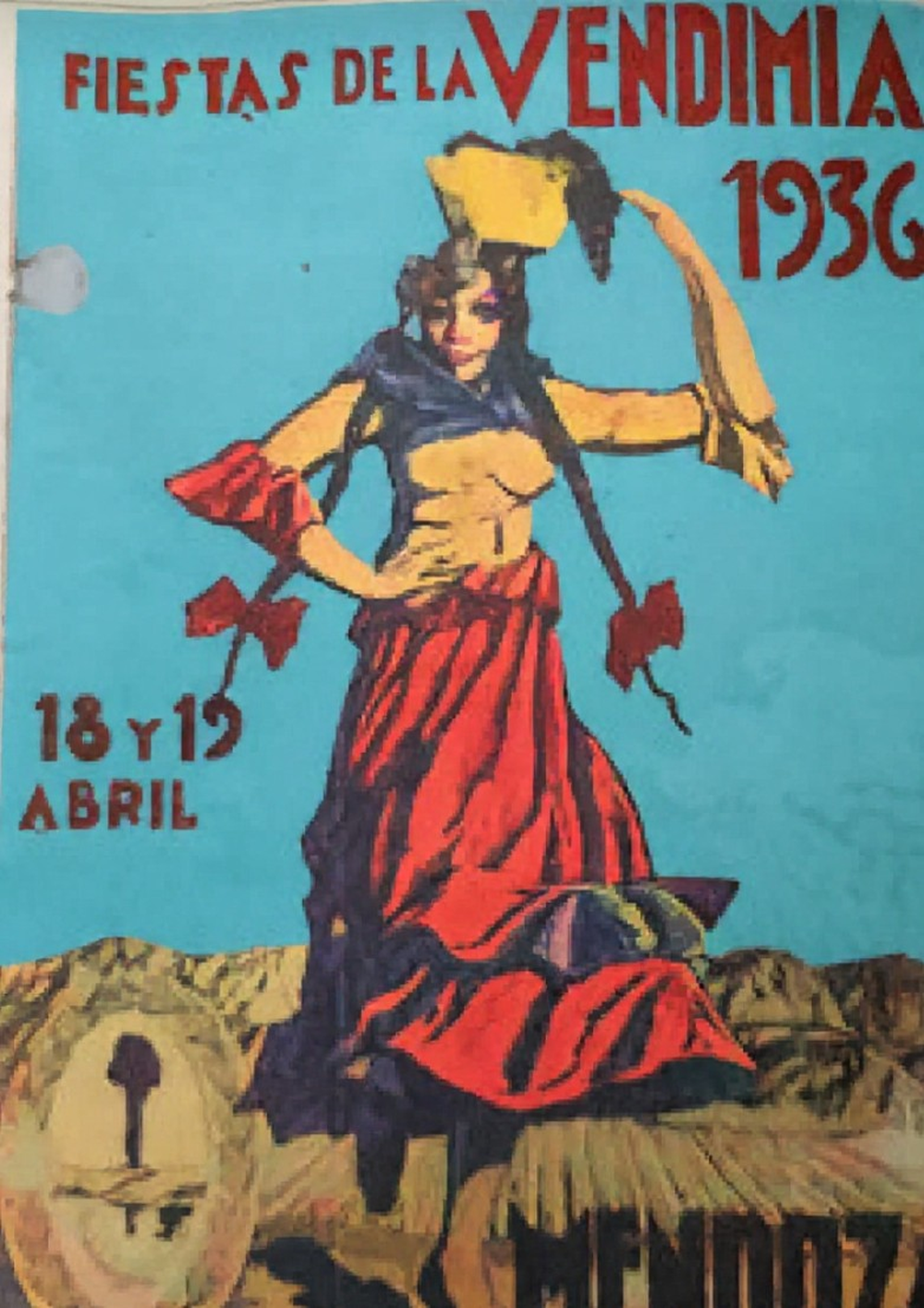afiche vendimia 1936