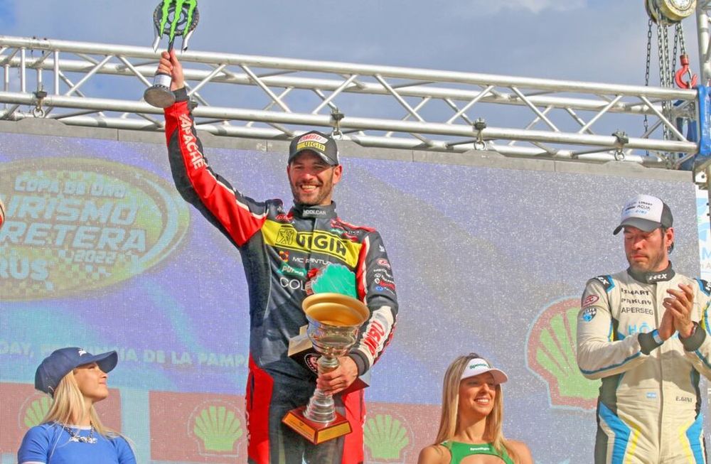 El santafesino volvió a lo más alto del podio en La Pampa.