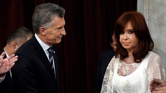 Mauricio Macri y Cristina Fernandez de Kirchner