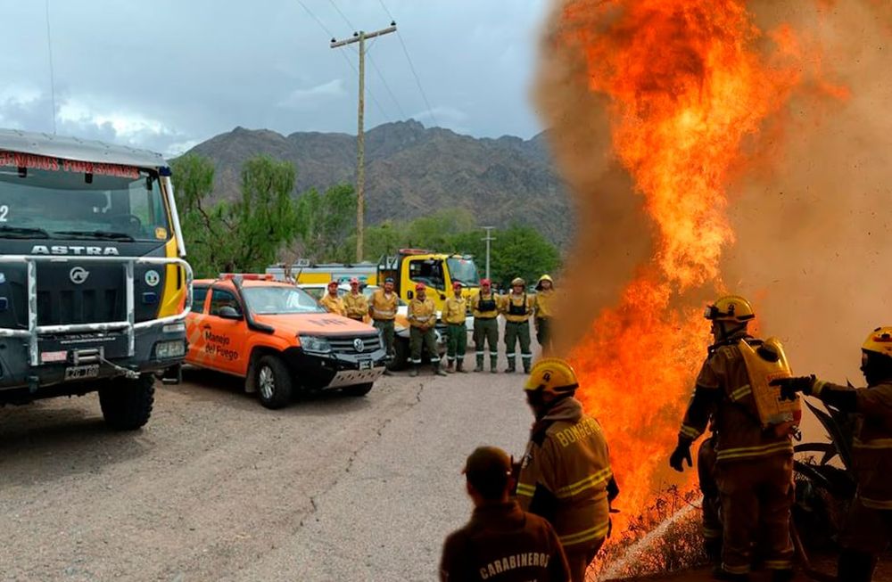 Incendios en Chile y solidaridad del otro lado de la cordillera.