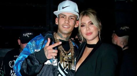 Wanda Nara y L-Gante separados.