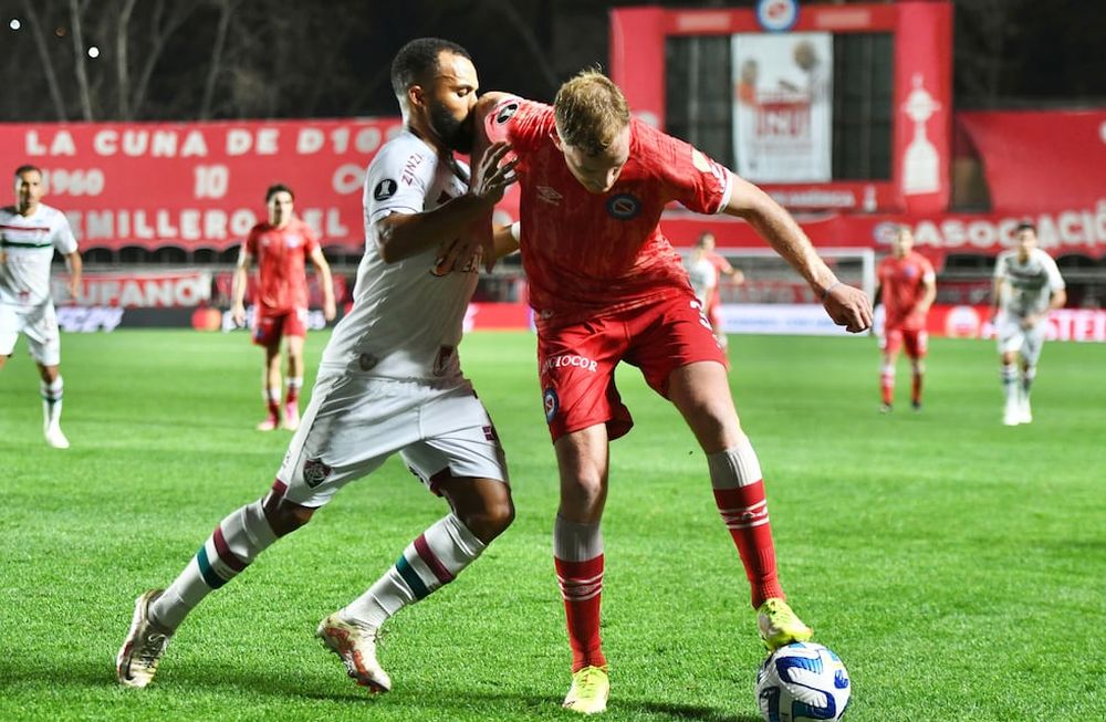Argentinos Juniors y Fluminense empataron 1-1 en el Maradona por la ida de los octavos de final de la Copa Libertadores. / Gentileza.