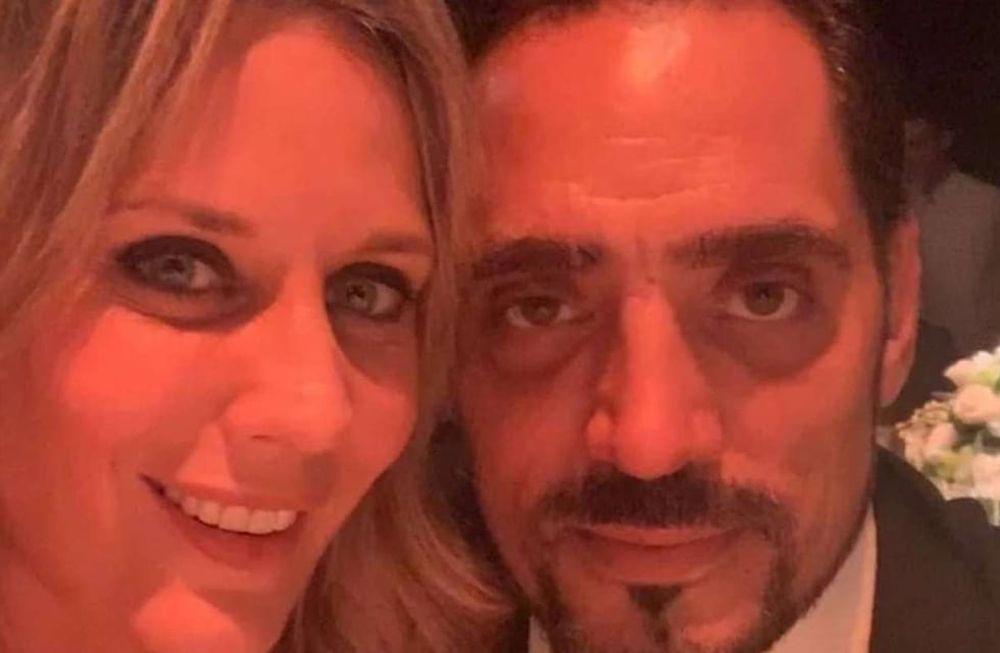 Roc&iacute;o Marengo junto a su pareja, Eduardo Fort.