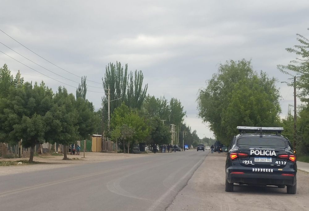 El hecho ocurrió en una cancha de calle Francisco Delgado, en el asentamiento Rodrigo, de Tunuyán