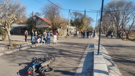 Adolescente murió en un accidente de moto en San Rafael.