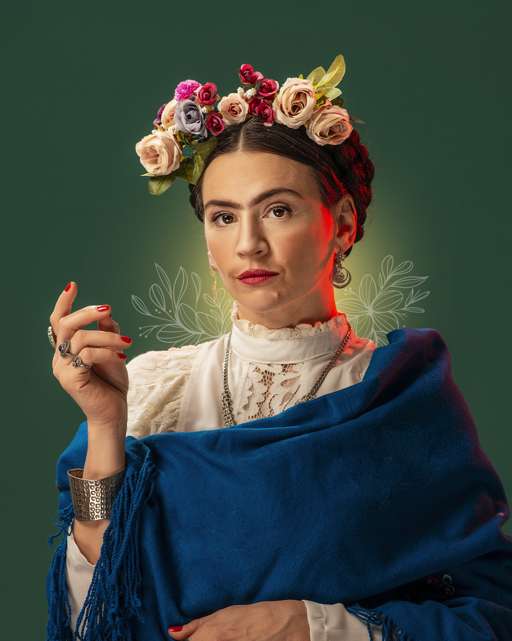 Laura Azcurra encarna a una Frida luminosa y amante de la vida.