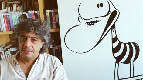 Los Andes | BAS01. BUENOS AIRES (ARGENTINA), 08/05/2012.- Fotografía sin fechar cedida por Clarín muestra al dibujante y humorista argentino Carlos Loiseau, Caloi , que murió hoy, martes 8 de mayo de 2012, en Buenos Aires (Argentina). Caloi, que popularizó el cómic