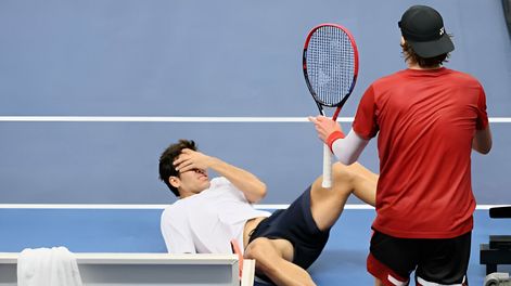 Un Robo y un escándalo sin precedentes en la Copa Davis. Garin perdió el partido, Chile perdió la serie y quedó eliminado de la Copa Davis. / Gnetileza.&nbsp;