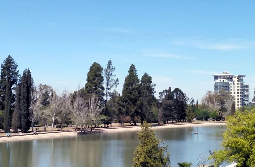Edificios de gran altura en el borde urbano del parque, una decisión que podría alterar la histórica relación de brisas entre el espacio público y la Sexta Sección, premisa para mejorar la calidad ambiental del barrio capitalino. Fuente: Matias Esteves