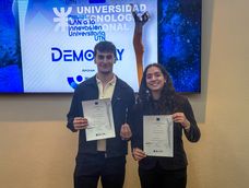 Alejo Palavecino y Lucía Domínguez, ambos con 22 años y estudiantes de 4to año de Ingeniería en Sistemas de Información en la Universidad Tecnológica Nacional (UTN), crearon FoxMind, un proyecto que acaba de obtener el primer puesto en el prestigioso Concurso ILAN a la Innovación Universitaria – UTN Demo Day. Alejo Palavecino y Lucía Domínguez, ambos con 22 años y estudiantes de 4to año de Ingeniería en Sistemas de Información en la Universidad Tecnológica Nacional (UTN), crearon FoxMind, un proyecto que acaba de obtener el primer puesto en el prestigioso Concurso ILAN a la Innovación Universitaria – UTN Demo Day.