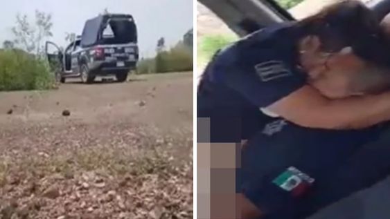 Dos policías fueron filmados mientras tenían relaciones sexuales. Fueron echados.
