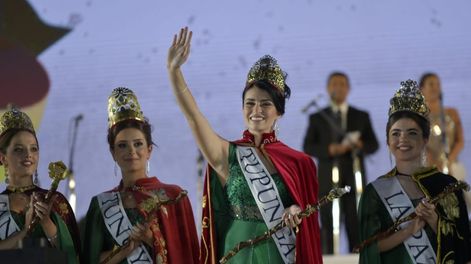 Gemina Navarro, reina de Tupungato. Foto: Orlando Pelichotti / Los Andes