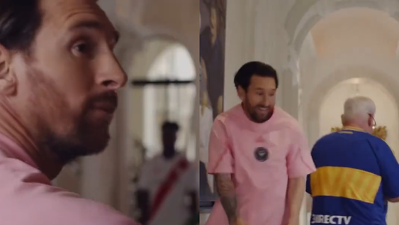 Lionel Messi y su guiño a Boca y River