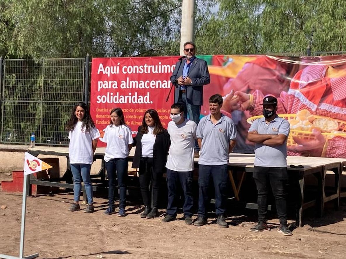 Banco de Alimento Mendoza realizó un acto en conmemoración a sus 20 años y anunció la construcción de su casa propia, con sede en Godoy Cruz.