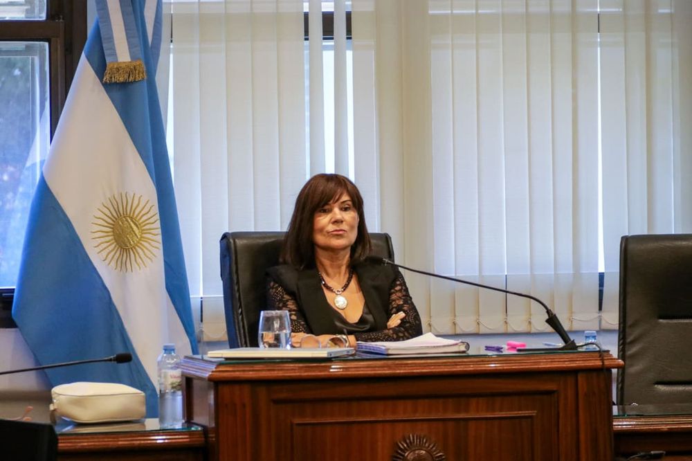 La jueza Gretel Diamante, presidenta del Tribunal Oral Federal Nº 2.