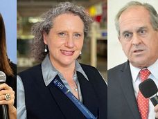María Gabriela Ávalos, Fernanda Beigel y Alejando Pérez Hualde fueron reconocidos por el premio Konex