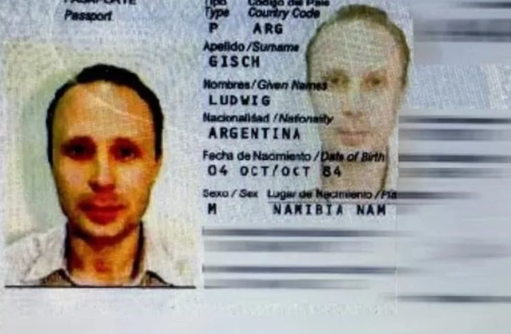 Ludwig Gisch y su esposa tenían documentación falsa - Foto Clarín