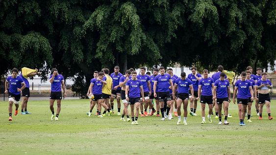 Rugby. El último entrenamiento del seleccionado mayor de rugby antes de jugar frente a los australianos.