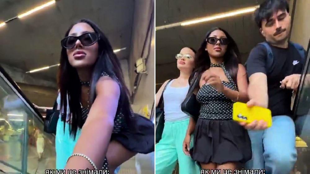 Quisieron grabar un famoso video para TikTok, se enojaron con un transeúnte y desataron la polémica.