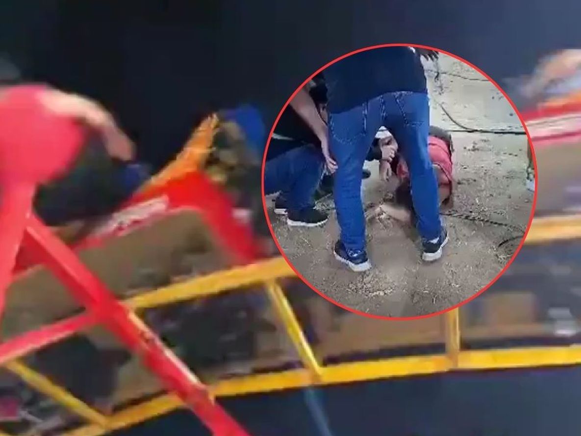 Impactante video: una mujer salió despedida de una montaña rusa.