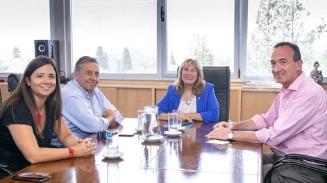 Marité Badui, Sergio Marinelli, Esther Sánchez y Gabriel Fidel.