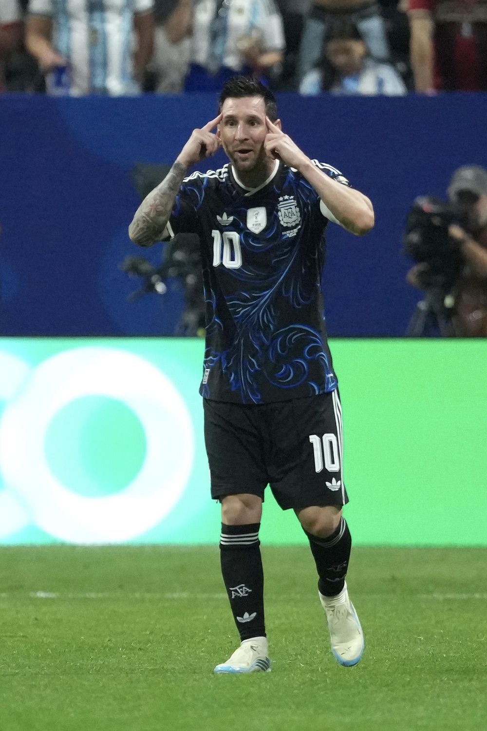 Lionel Messi, la bandera eterna de la Selecci&oacute;n Argentina. &Uacute;nico e inigualable.&nbsp;