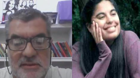 “De los diputados actuales hubo 44 que votaron a favor de la Ley Micaela, y de esos 44 hubo 12 que dieron discursos”, recordó García a los presentes. Foto: Captura video / Gentileza