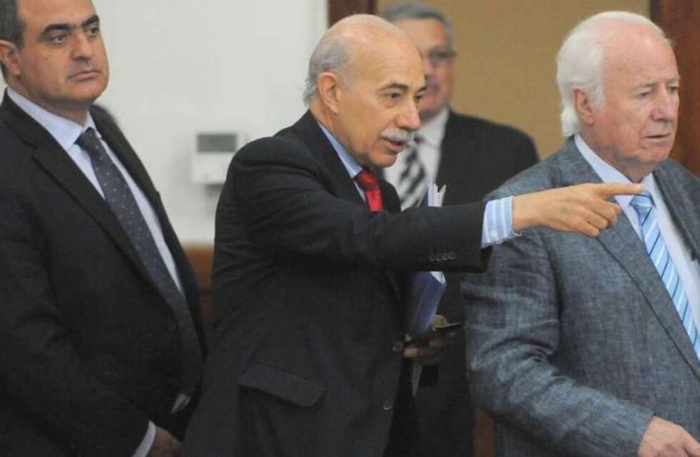 Mario Adaro, José Valerio y Pedro Llorente (derecha) ministros de la Corte Ignacio Blanco/Los Andes