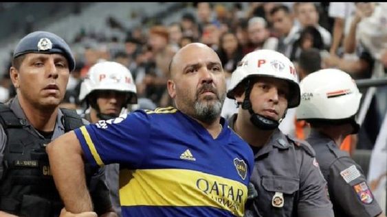 El mendocino Leandro Ponzo, fanático de Boca, fue inhabilitado por 24 meses para ingresar a los estadios de la provincia de Buenos Aires. / Gentileza.