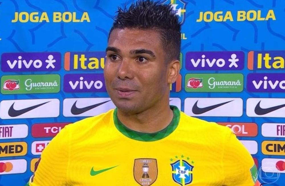 Casemiro, capitán de Brasil, sentó postura y en breve el plantel ofrecerá un comunicado. (Captura de TV)