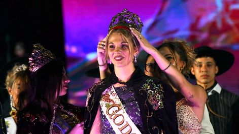 Vendimia 2024: Godoy Cruz eligió a Karen Rubino como su nueva reina. | Foto: Municipalidad de Godoy Cruz