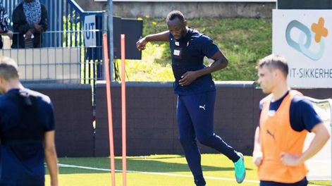 Usain Bolt debutará mañana como futbolista en un amistoso con un equipo noruego
