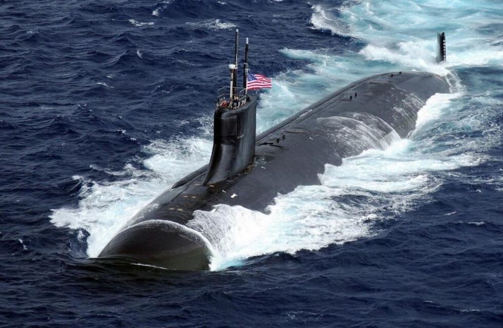 Submarno nuclear estadounidense. Imagen de referencia.