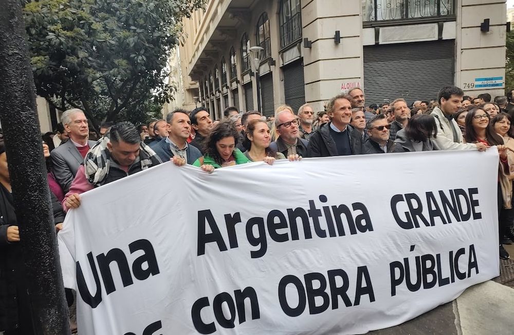 Katopodis lideró otro “paro activo” contra la oposición, esta vez con empleados públicos (Gentileza)