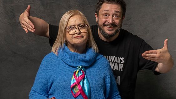 En La madre que me parió comparte el escenario con su mamá Chichita. Foto: Gentileza.