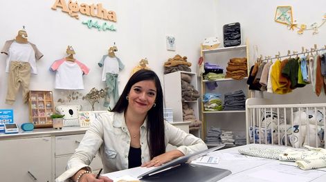 Los Andes | Florencia Escalante, diseñadora propietaria de Agatha Baby CoolFoto: Orlando Pelichotti