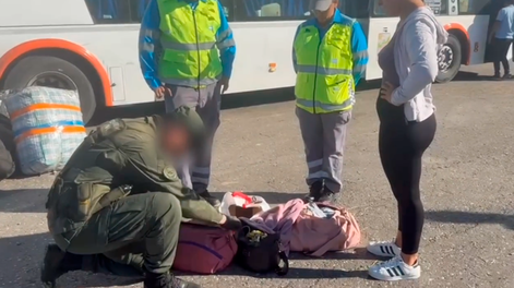 Detuvieron en San Juan a una mujer con cocaína que se dirigía a Mendoza