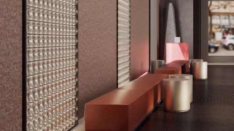 Detalles de la vista del proyecto del novedoso hotel-bodega que se construye en el centro de Mendoza.