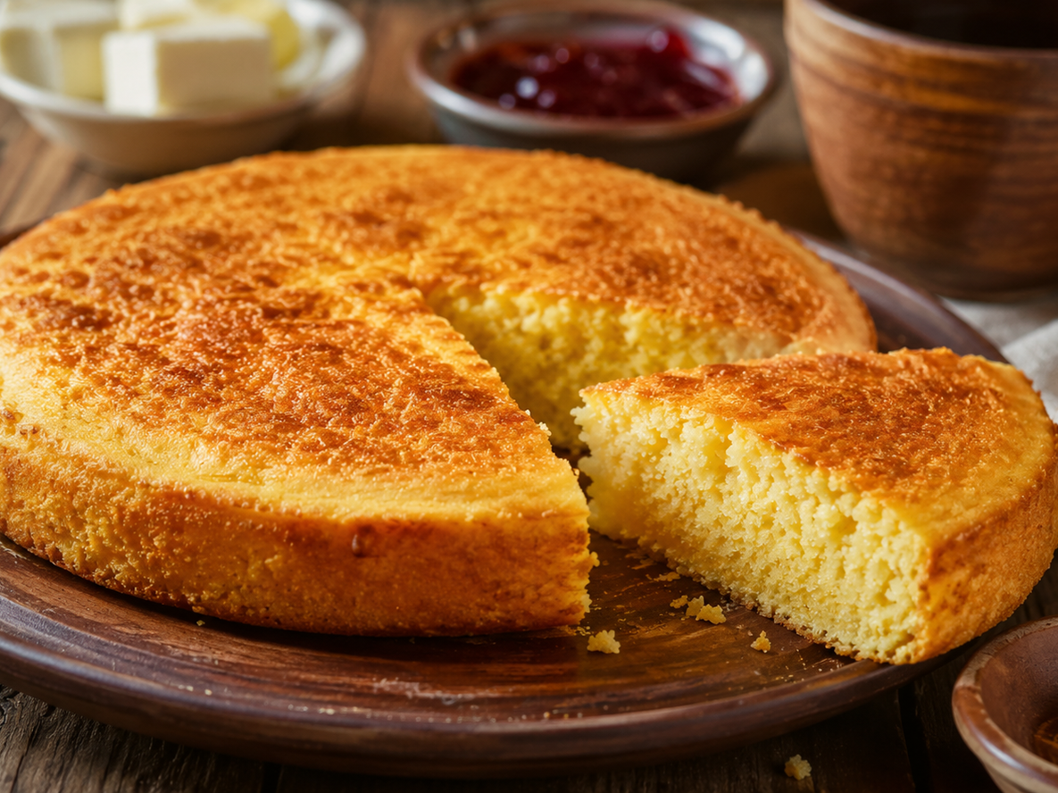 Pancito de harina de maíz, fácil y sin harina de trigo: delicioso para el desayuno y listo en minutos