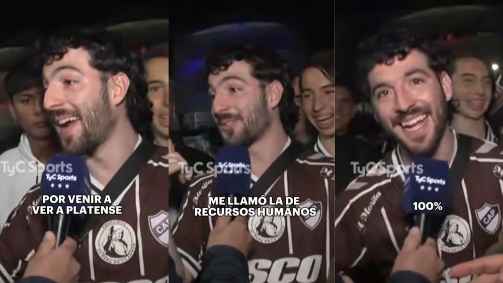 Dijo que viajaba al velorio de su abuela, pero se fue a ver la final de Platense y lo echaron del trabajo.