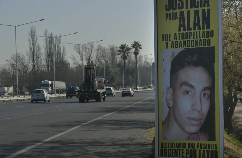 Alan Villouta murió el sábado 26 de agosto de 2017 tras ser atropellado por Alejandro Verdenelli en el Acceso Sur, a la altura de La Barraca. Foto: Orlando Pelichotti / Los Andes.