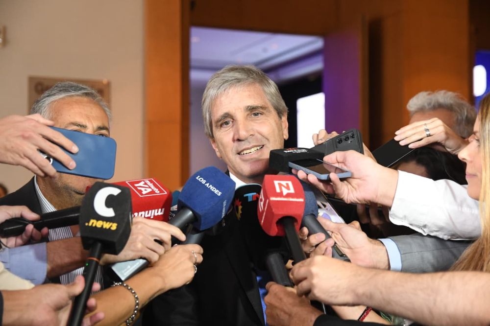 El ministro de Economía de la Nación, Luis Caputo.