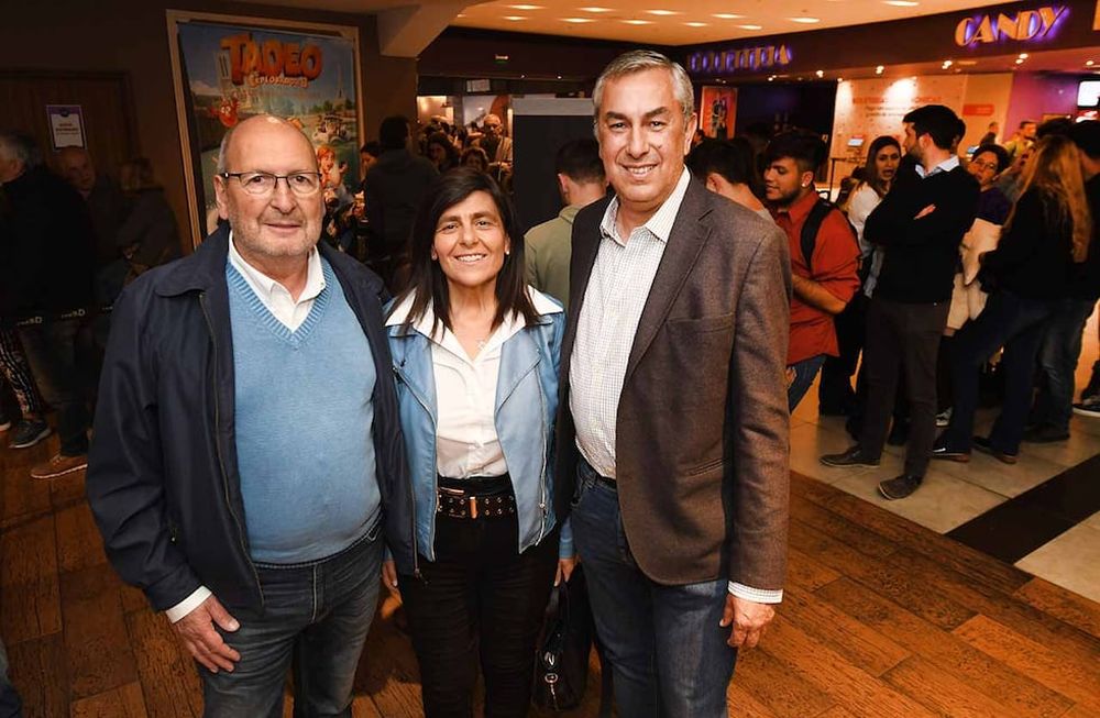 Avant Premiere de la película ARGENTINA 1985, Avant Premiere que organiza Diario Los AndesMarcelino Iglesias, Intendente de Guaymallen, Mariana Juri, Senadora Nacional por el Frente Cambia Mendoza y Enrique Vaquié, ministro de Economía y Energía. Foto José Gutierrez / Los Andes