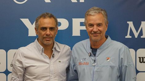 Los Andes | Javier Frana fue presentado oficialmente como capitán del equipo argentino de Copa Davis. Es el número 32 de la historia. (Prensa AAT)