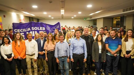 Lanzamiento de candidatos del frente La Libertad+Avanza Cambia Mendoza en Maipú.